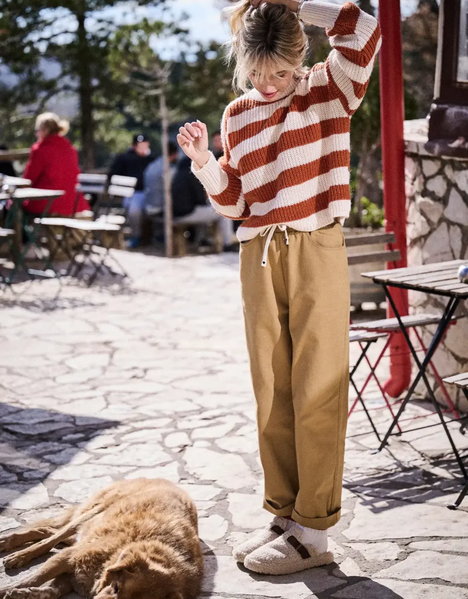 Laure+Max Broek 'Primo' - Camel - Laure+Max