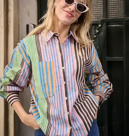 Laure+Max Hemd 'Calanque' - Rayures Multi - Laure+Max