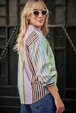 Laure+Max Hemd 'Calanque' - Rayures Multi - Laure+Max