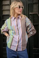 Laure+Max Hemd 'Calanque' - Rayures Multi - Laure+Max