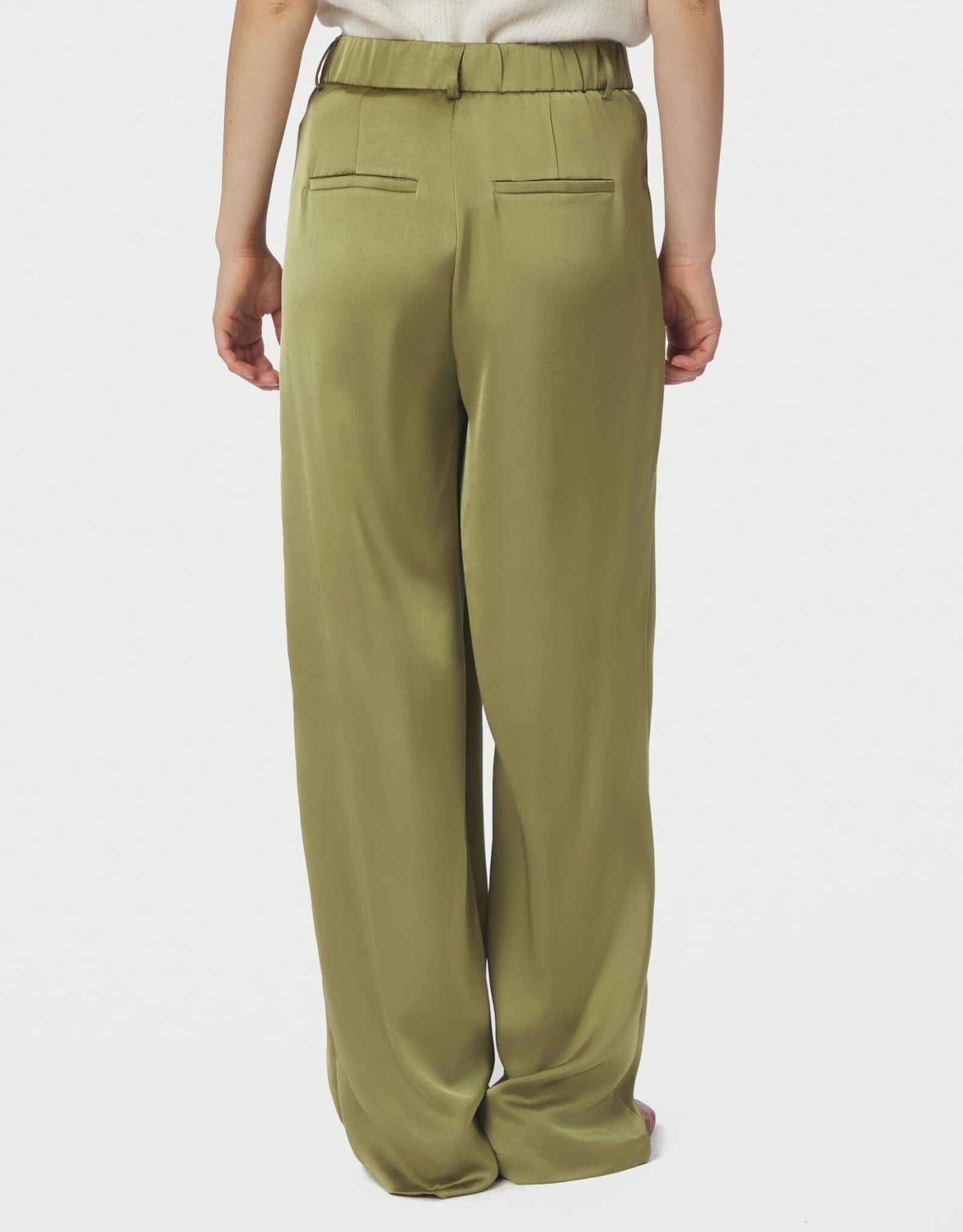 Broek Heavy Sateen 'Emmet' - Sage Green - Neo Noir