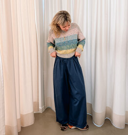 The Golden House Joh Broek Wide 'Mindy' - Navy - TU