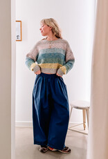 The Golden House Joh Broek Wide 'Mindy' - Navy - TU