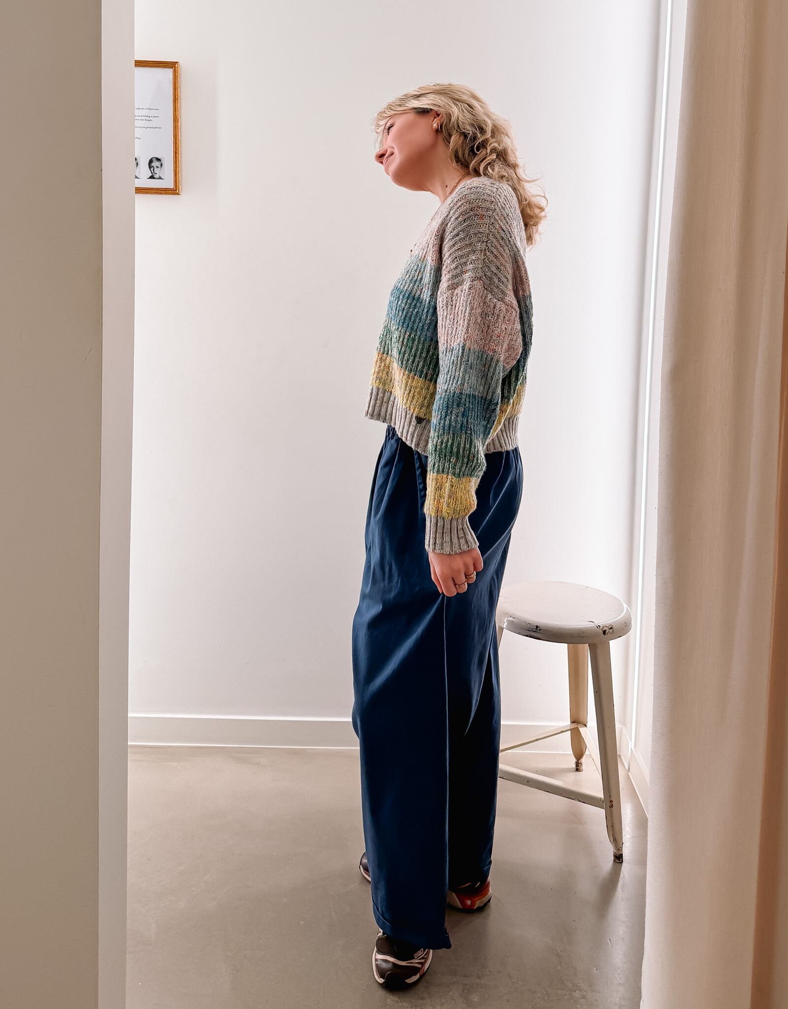 The Golden House Joh Broek Wide 'Mindy' - Navy - TU