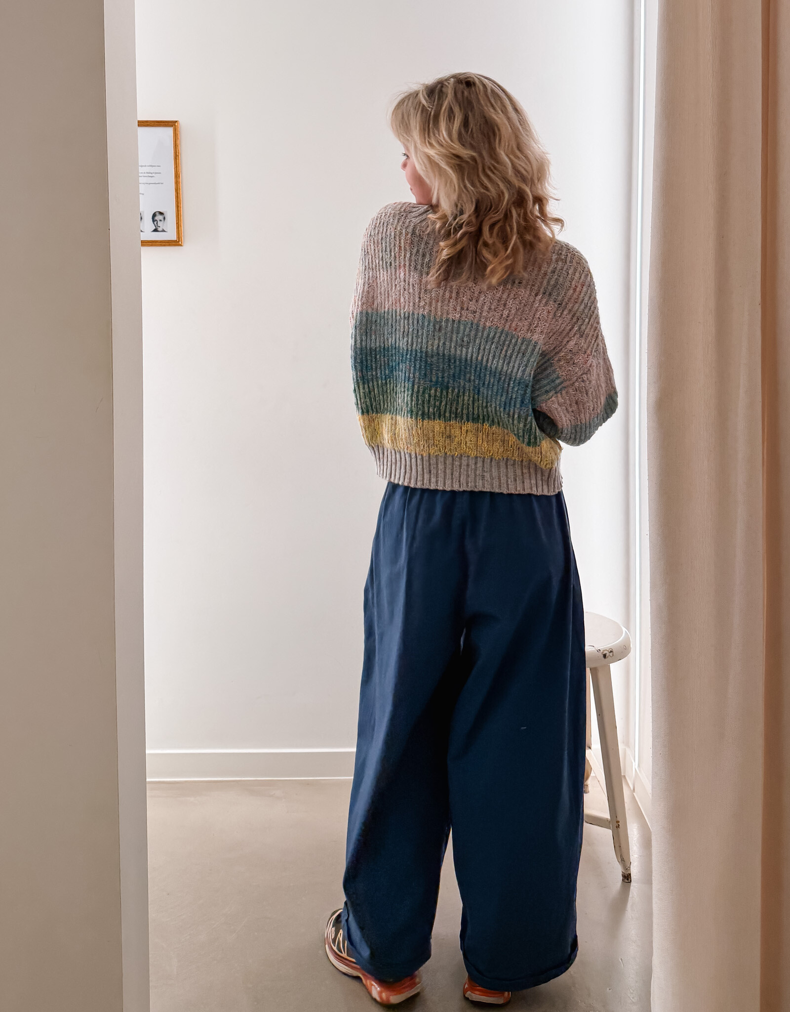 The Golden House Joh Broek Wide 'Mindy' - Navy - TU