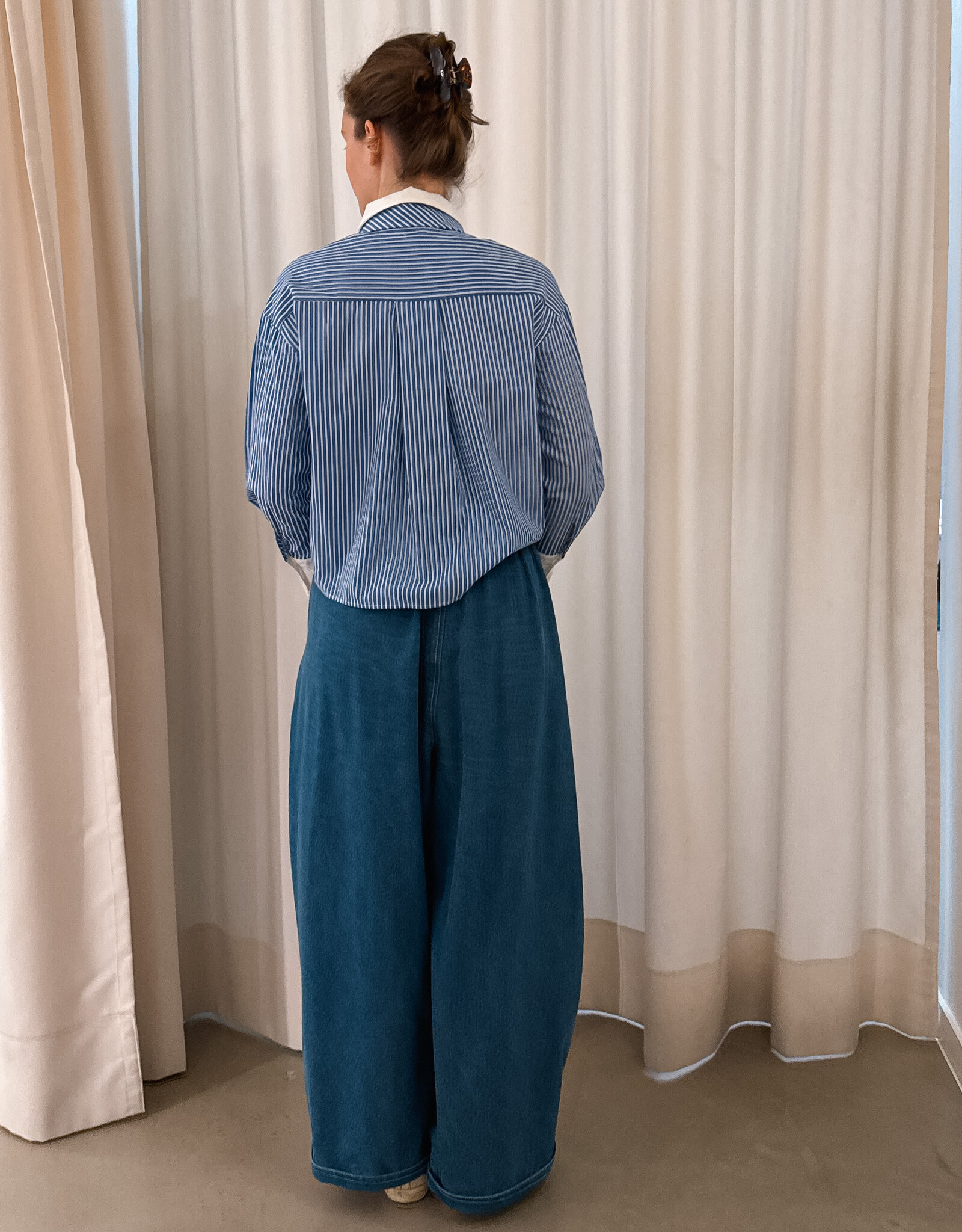 The Golden House Joh Jeans Wide 'Mindy' - Demin Blue -  TU