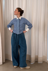 The Golden House Joh Jeans Wide 'Mindy' - Demin Blue -  TU