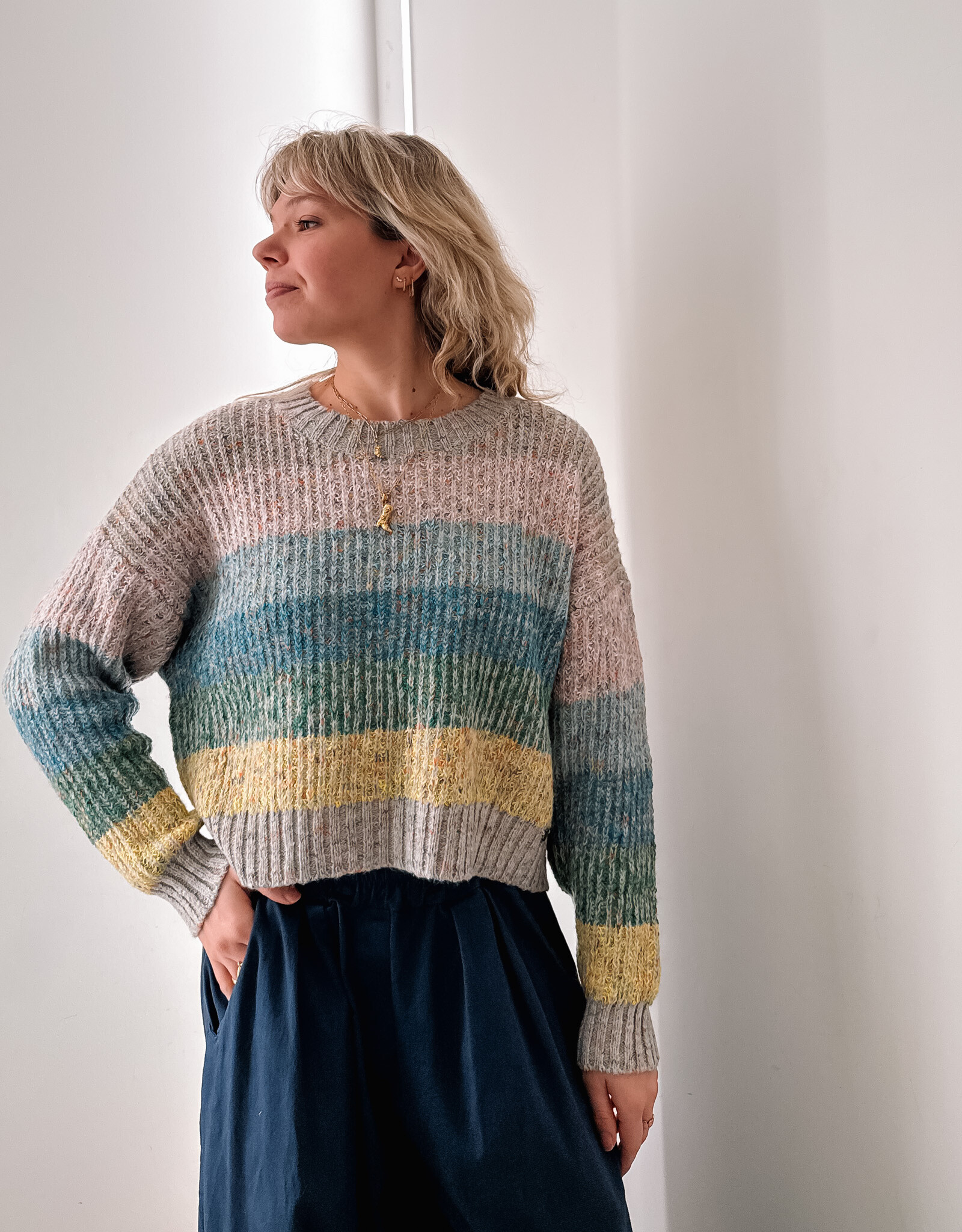 Orfeo - LMK Pull 'Saoirse' - Gris Multicolour - Orfeo