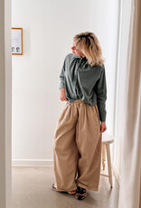 The Golden House Ad Blouse 'Bora Bora' - Kaki - Adoré