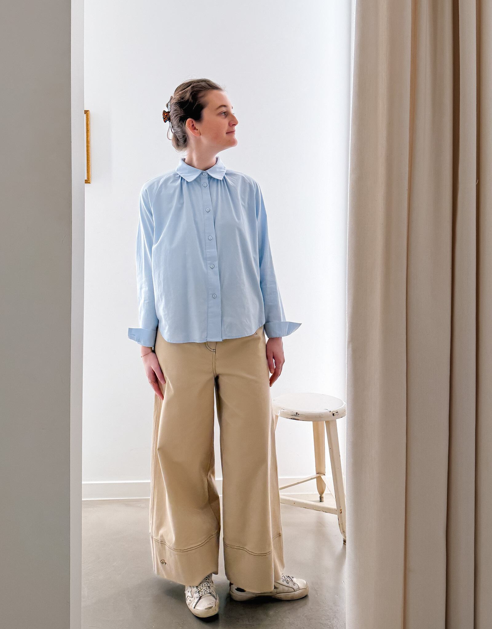 The Golden House Ad Blouse 'Bora Bora' - Ciel - Adoré