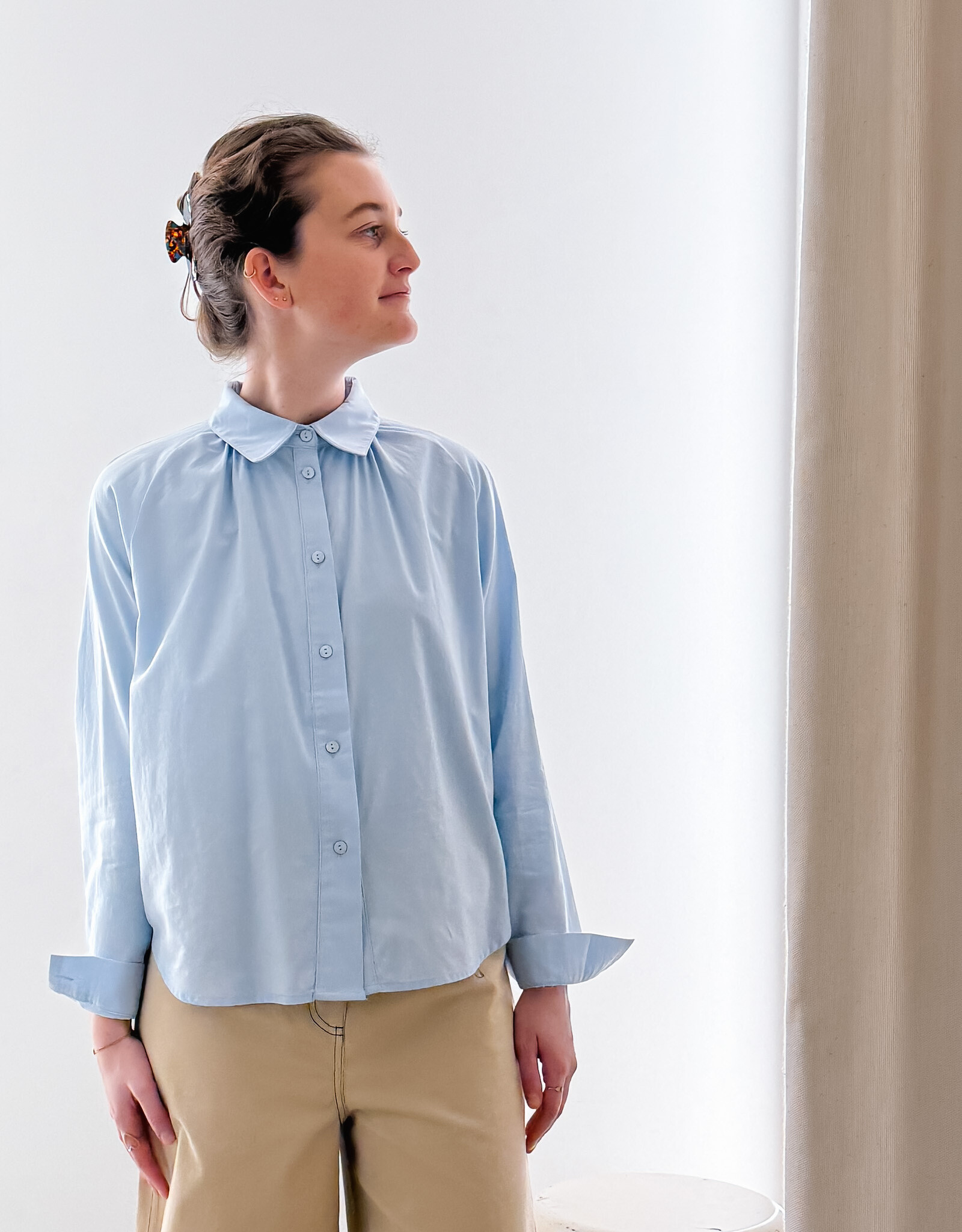 The Golden House Ad Blouse 'Bora Bora' - Ciel - Adoré