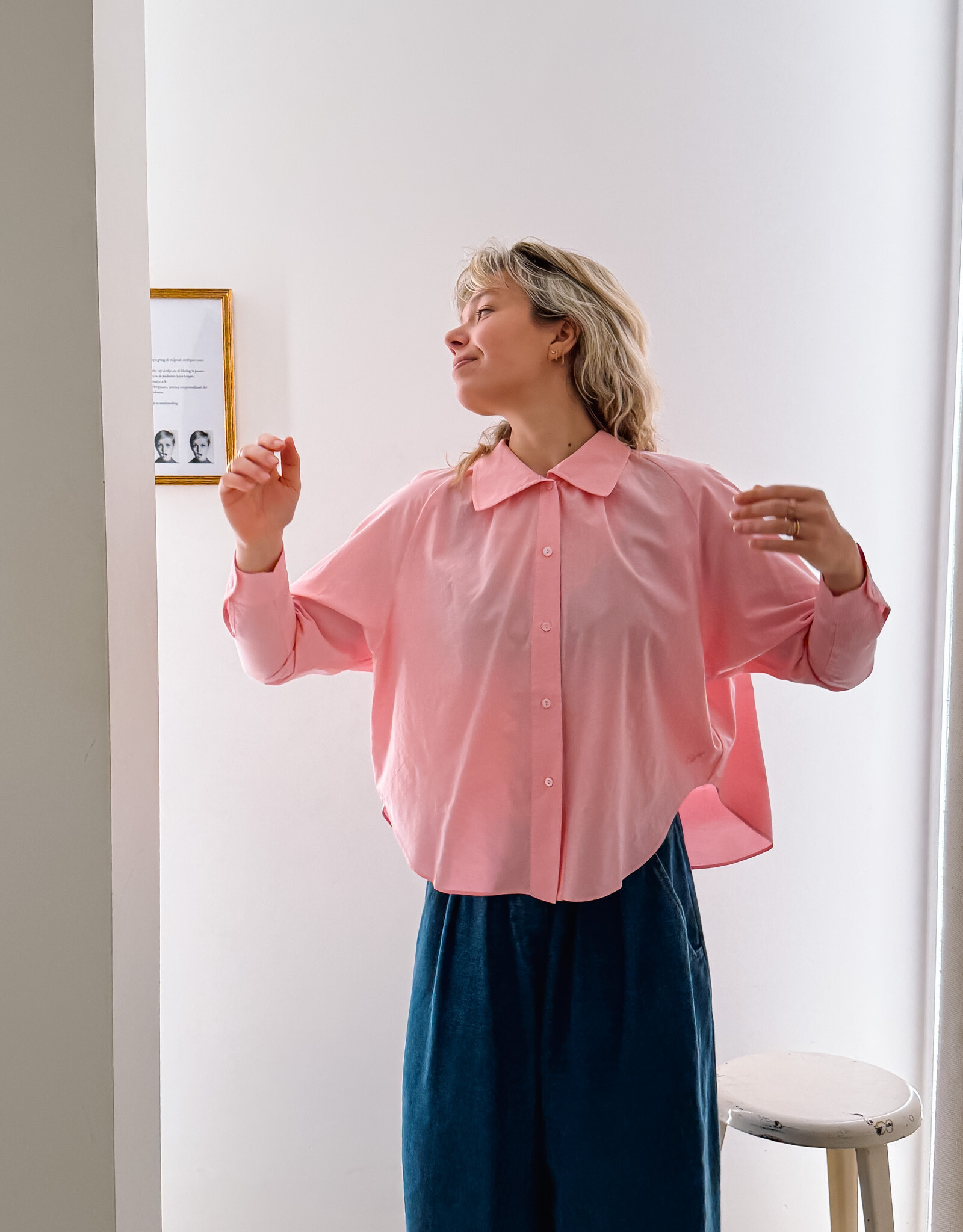 Orfeo - LMK Blouse 'Hatchi' - Rose - Orfeo