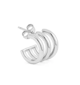 Billion Avenue Trio Iva Earstud - Silver - Billion Avenue