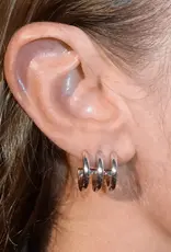 Billion Avenue Trio Iva Earstud - Silver - Billion Avenue