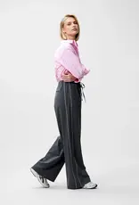 Catwalk Junkie Broek Jogger 'Piping' - Dark Grey Melange  - Catwalk Junkie