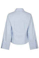 Blouse Check 'Rosa' - Light Blue - Neo Noir