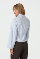 Blouse Check 'Rosa' - Light Blue - Neo Noir