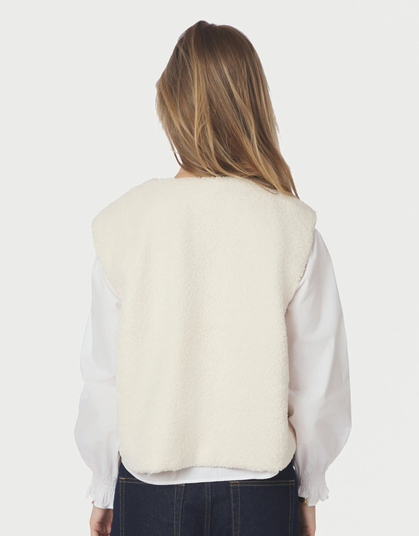 Waistcoat Teddy 'Anjanna' - Ivory - Neo Noir