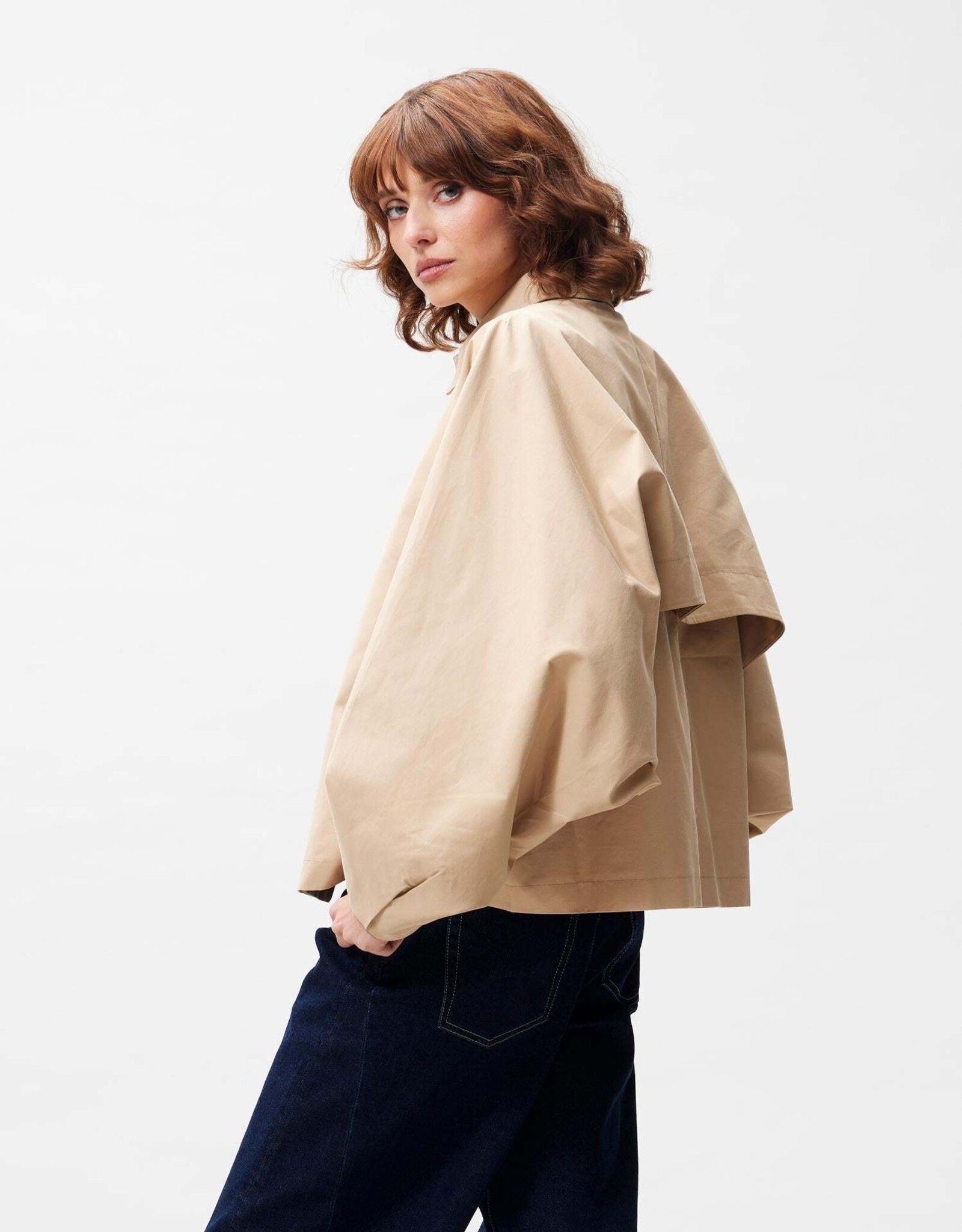 Catwalk Junkie Jacket 'Cape' - Incense - Catwalk Junkie