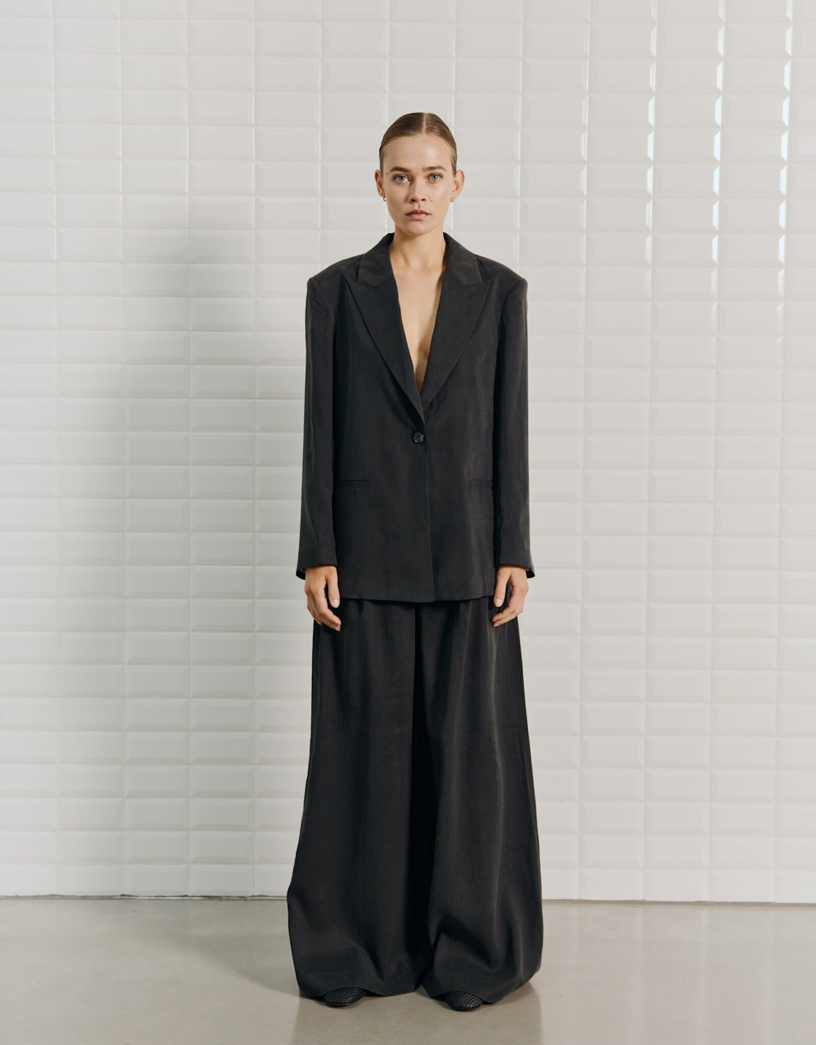 Withblack Blazer 'Marleen' - Black - Withblack