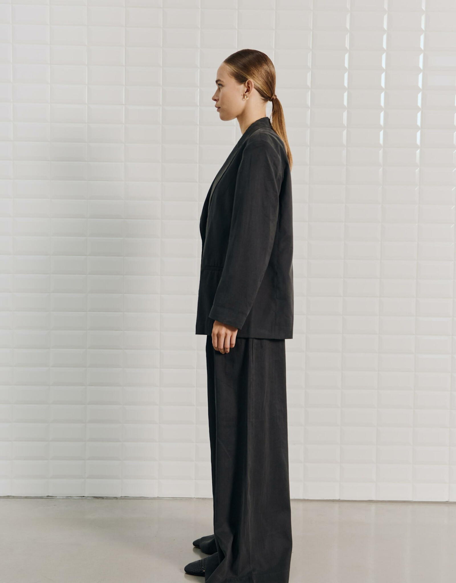 Withblack Blazer 'Marleen' - Black - Withblack