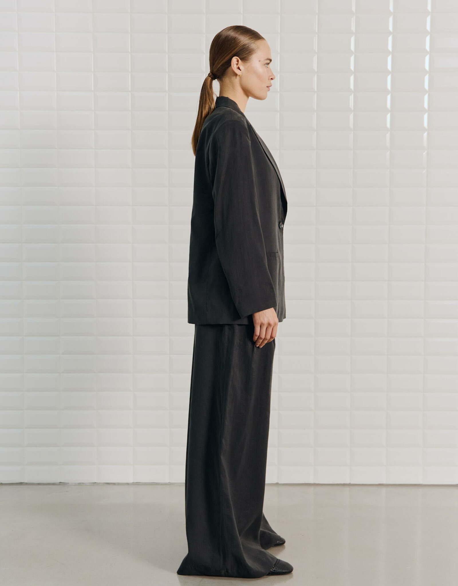 Withblack Blazer 'Marleen' - Black - Withblack