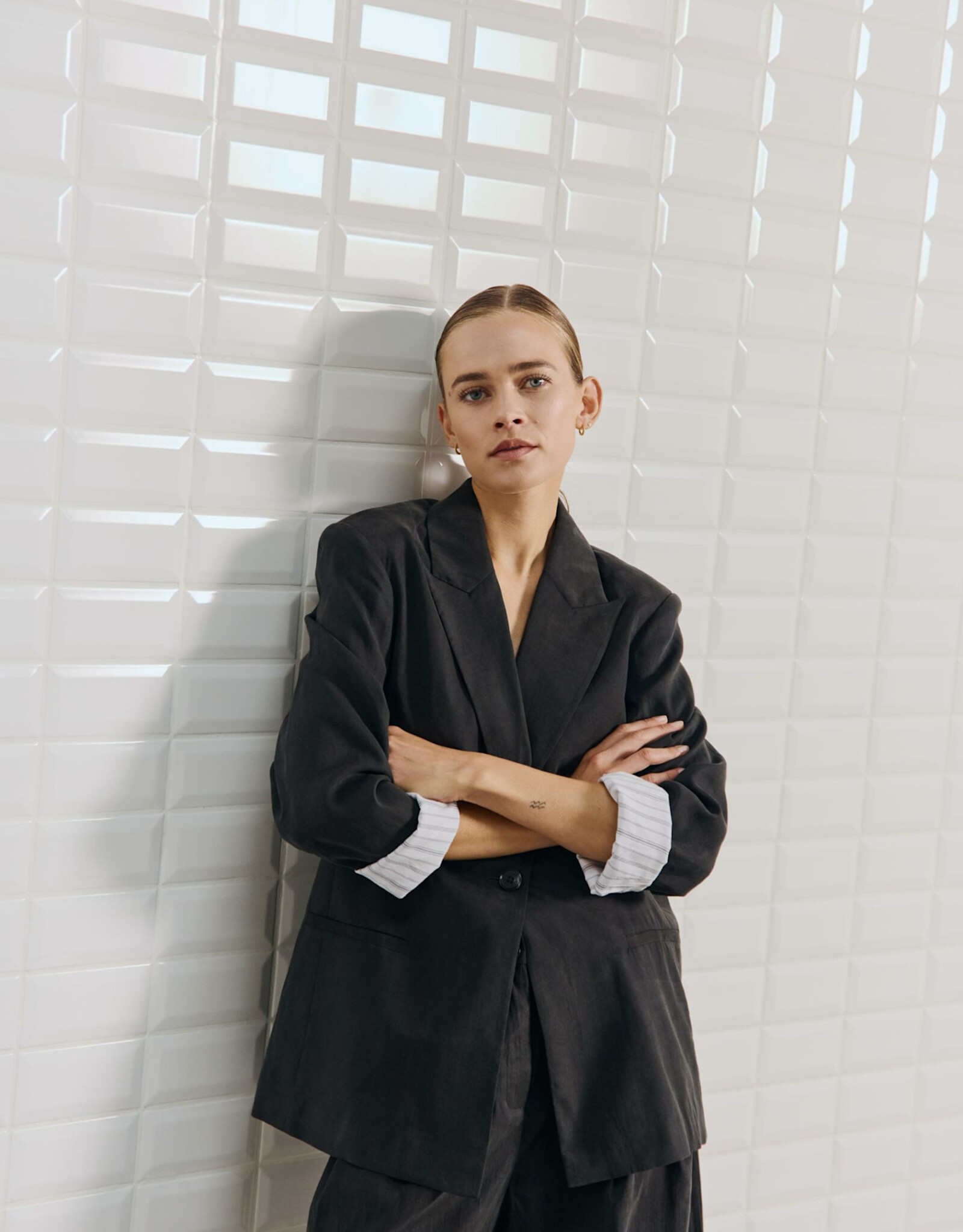 Withblack Blazer 'Marleen' - Black - Withblack