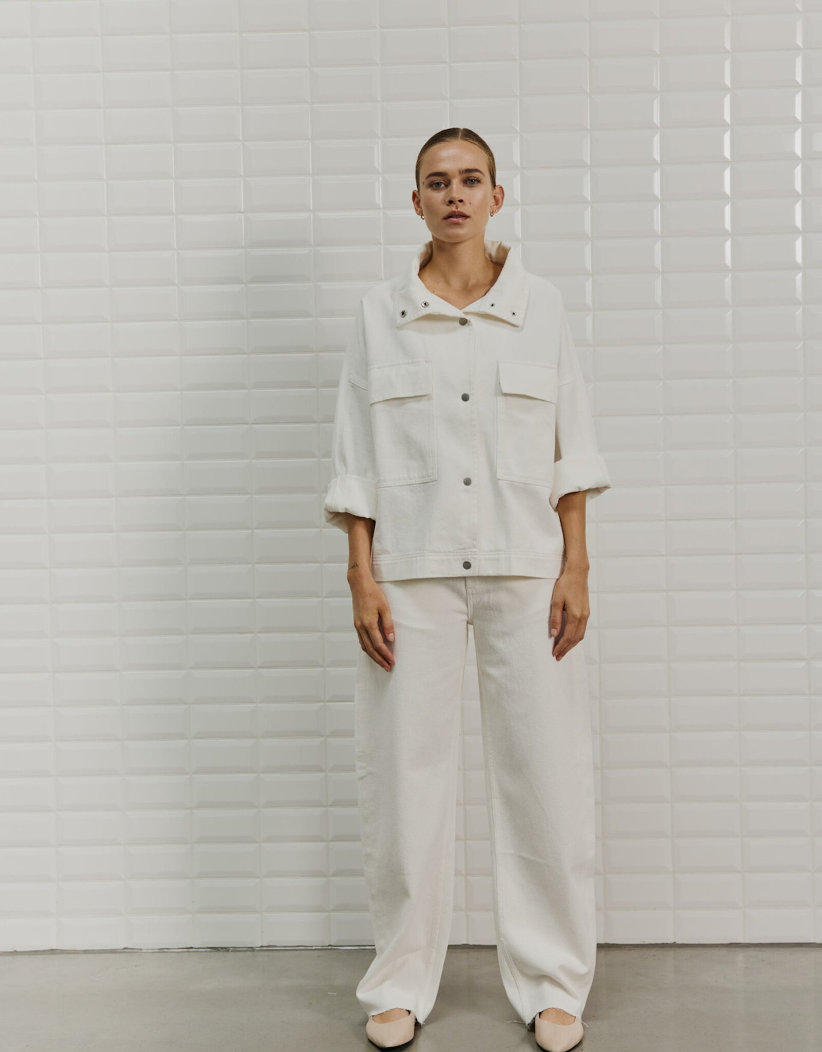 Withblack Jacket 'Peyton Gala' - White - Withblack