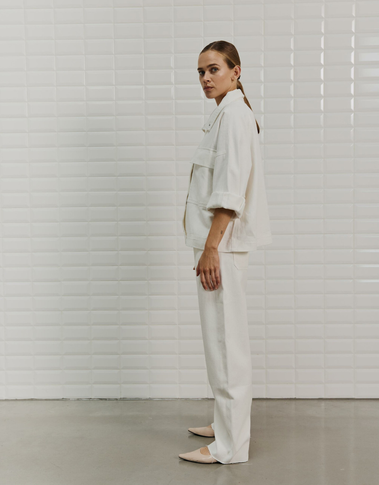 Withblack Jacket 'Peyton Gala' - White - Withblack