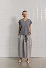 Withblack Spencer V-Neck 'Cooper' - Grey Melange - Withblack