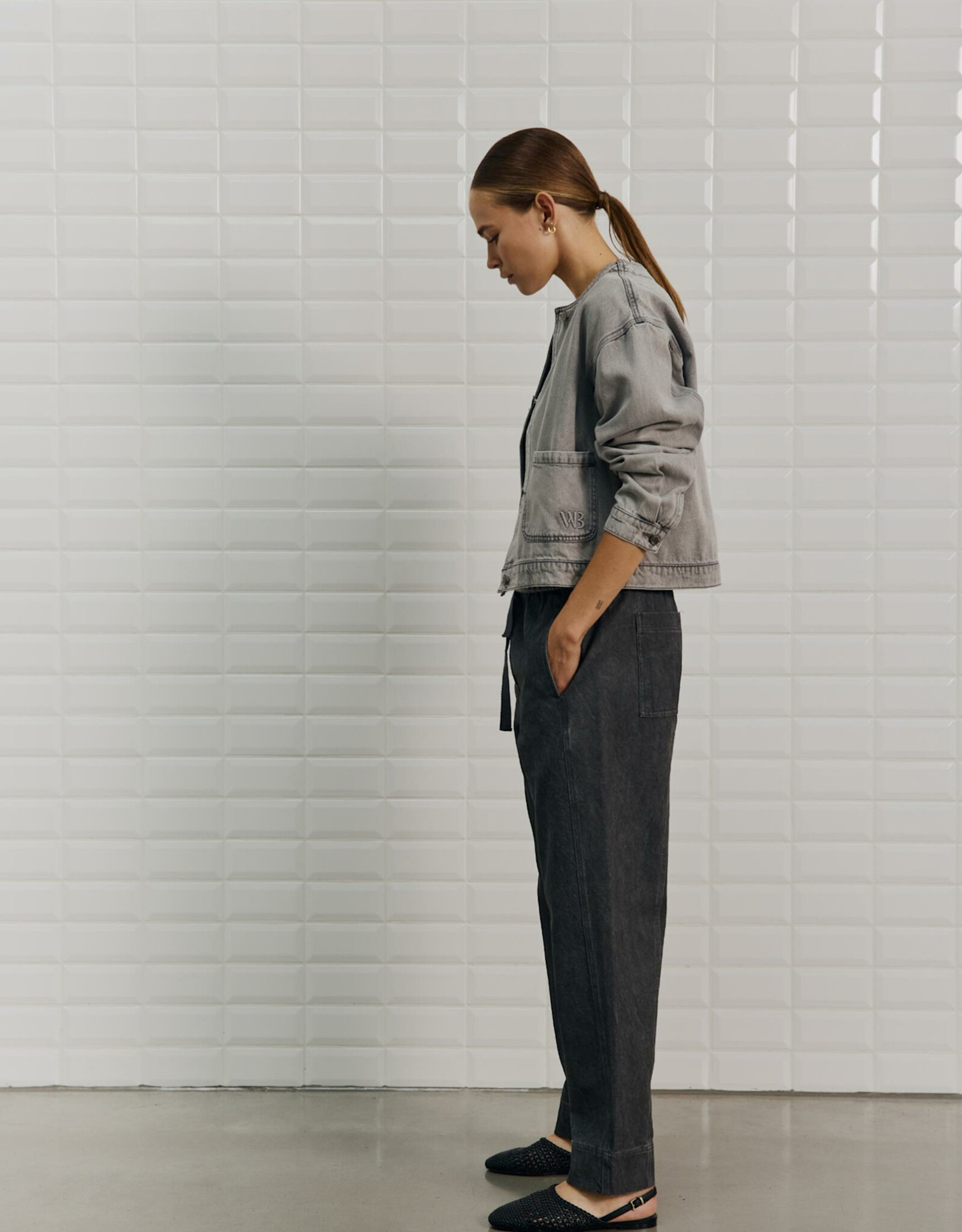 Withblack Jacket 'Penelope' - Spring Grey - Withblack