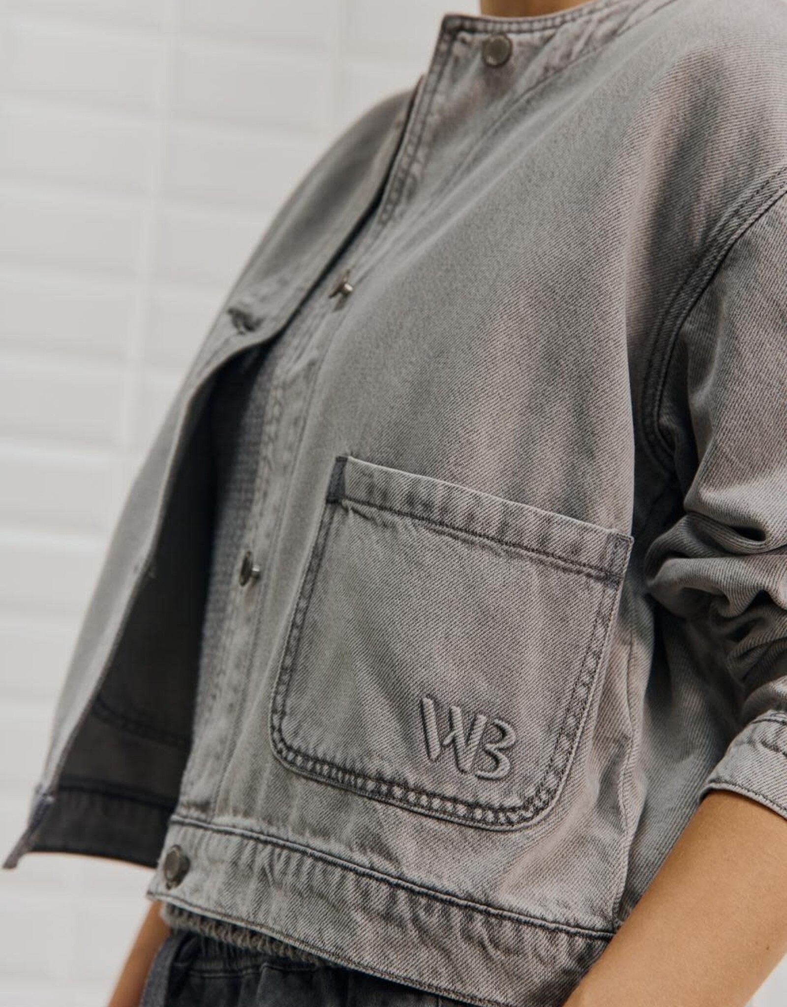 Withblack Jacket 'Penelope' - Spring Grey - Withblack