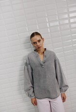 Withblack Blouse 'Penelope' - Spring Grey - Withblack