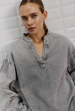 Withblack Blouse 'Penelope' - Spring Grey - Withblack