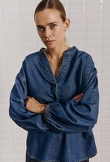 Withblack Blouse 'Penelope' - Indigo Dawn - Withblack