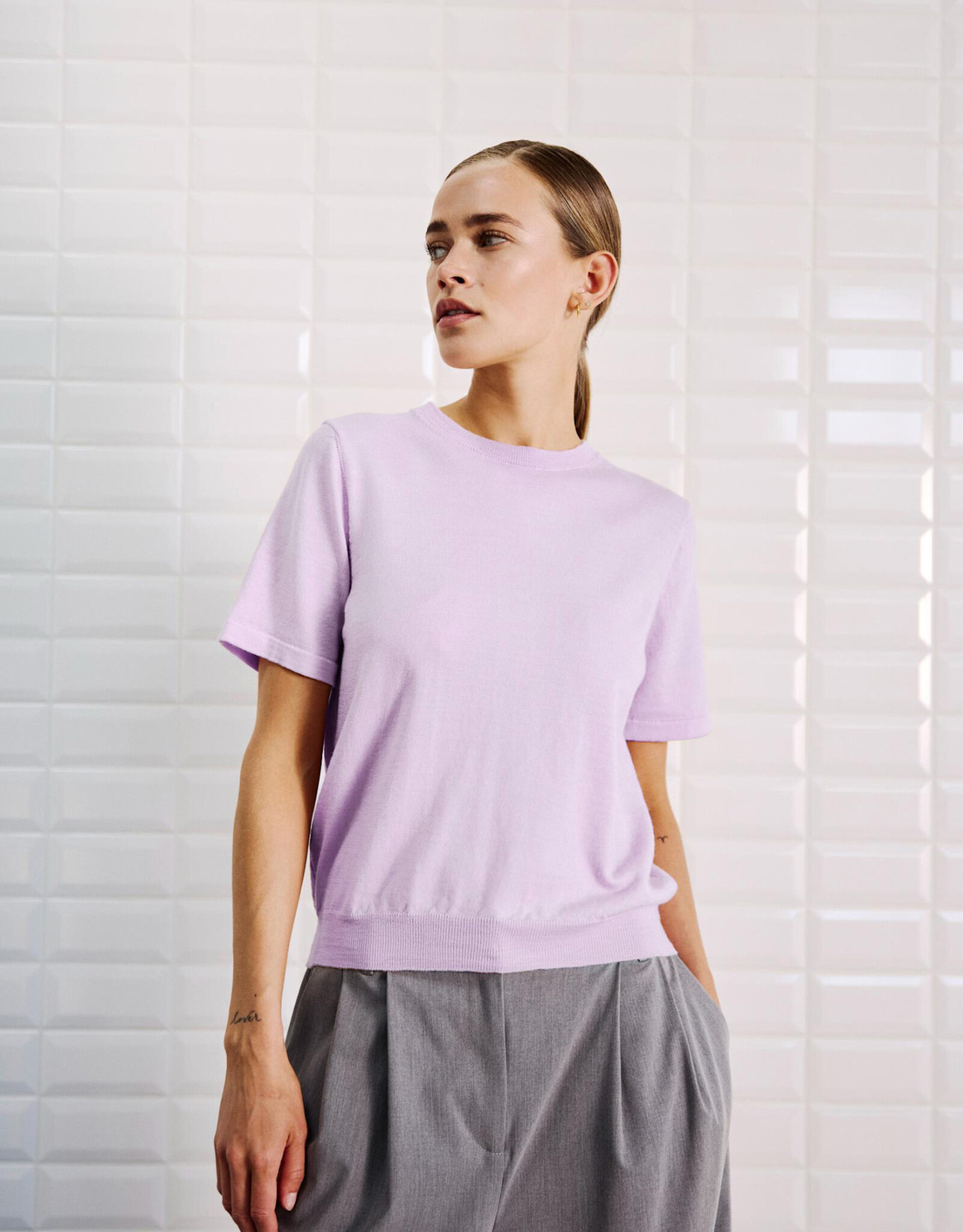 Withblack T-Shirt 'Miles' - Lavender Sky - Withblack