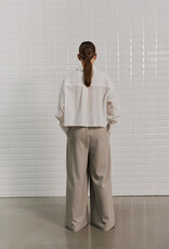 Withblack Blouse 'Shorty Soft Cropped' - White - Withblack