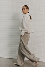 Withblack Blouse 'Shorty Soft Cropped' - White - Withblack