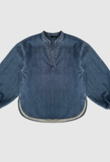 Withblack Blouse 'Penelope' - Indigo Dawn - Withblack