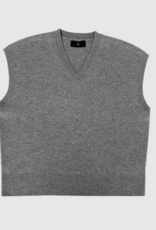 Withblack Spencer V-Neck 'Cooper' - Grey Melange - Withblack
