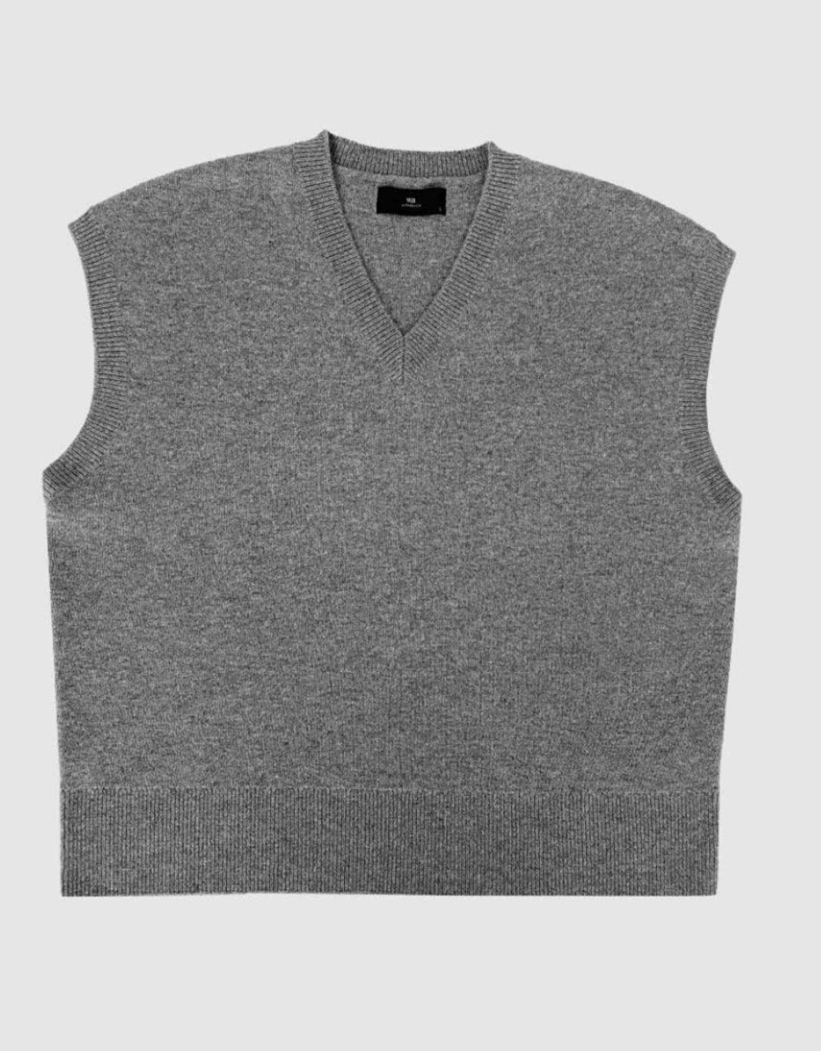 Withblack Spencer V-Neck 'Cooper' - Grey Melange - Withblack