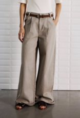 Withblack Broek Wide 'Steffi' - Grey Sand - Withblack