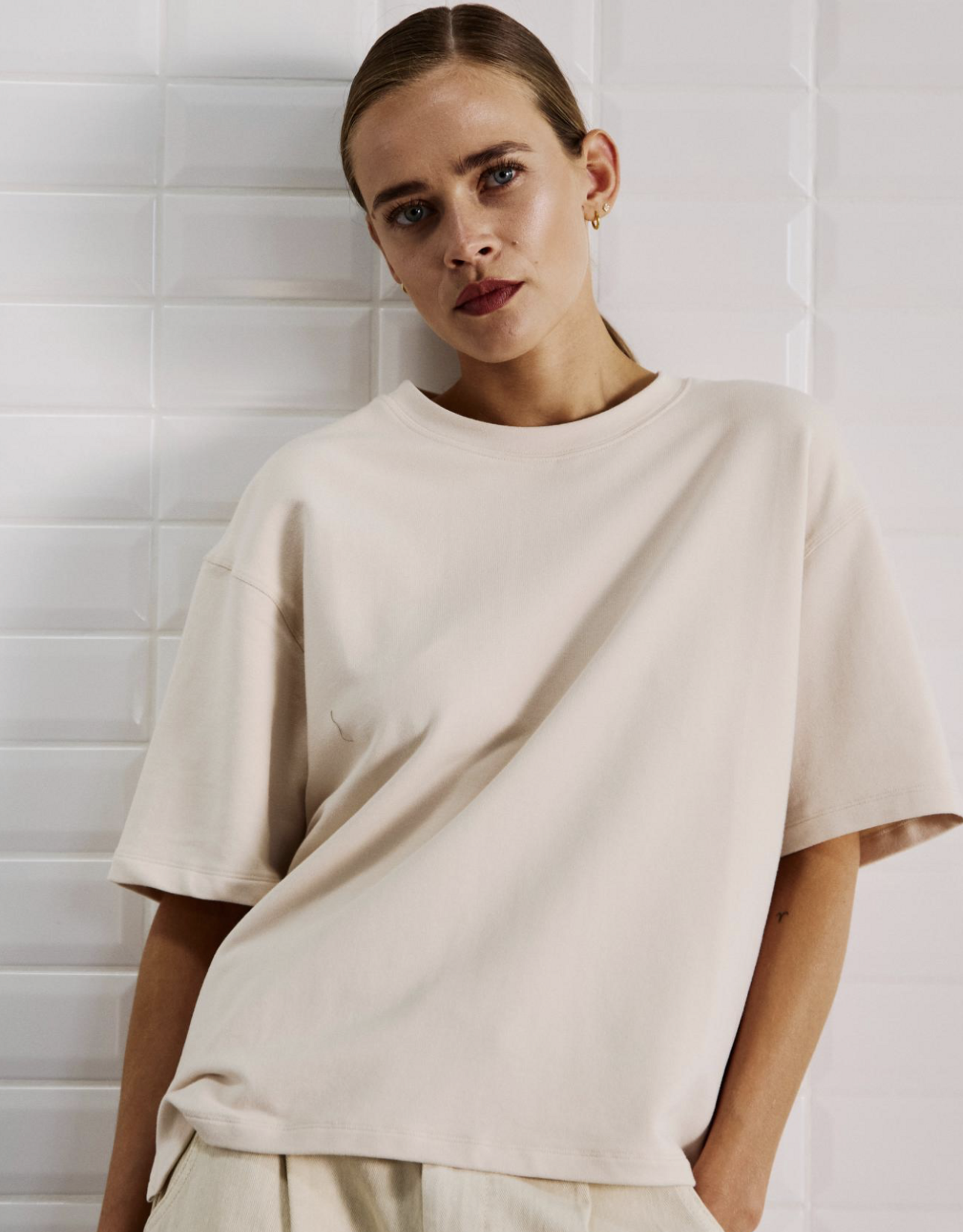 Withblack T-Shirt 'Tindra' - Birch - Withblack