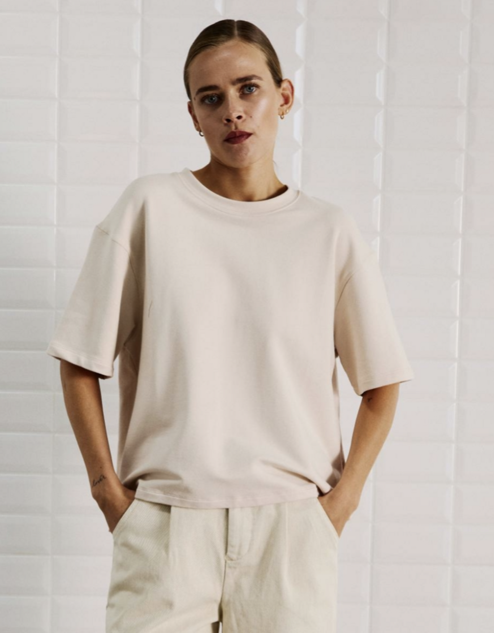 Withblack T-Shirt 'Tindra' - Birch - Withblack