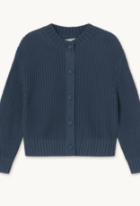 The Tiny Big Sister Cardigan 'Round Neck' - Stone - The Tiny Big Sister