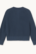 The Tiny Big Sister Cardigan 'Round Neck' - Stone - The Tiny Big Sister