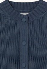 The Tiny Big Sister Cardigan 'Round Neck' - Stone - The Tiny Big Sister