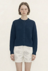 The Tiny Big Sister Cardigan 'Round Neck' - Stone - The Tiny Big Sister