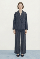 The Tiny Big Sister Blazer 'Striped Twill' - Navy - The Tiny Big Sister