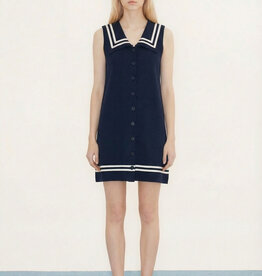 The Tiny Big Sister Jurk 'Sailor' - Navy - The Tiny Big Sister